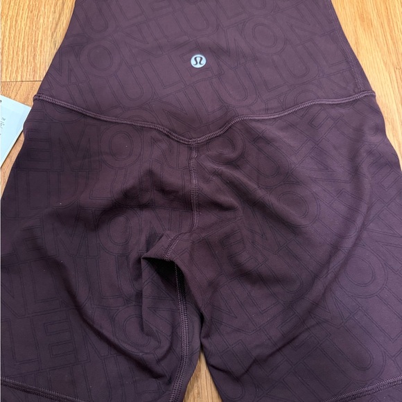 lululemon athletica High-Waist Bike Shorts in Deep Wine - Picture 6 of 8